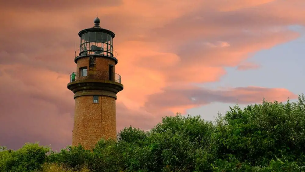 Aquinnah Lighthouse at Sunset