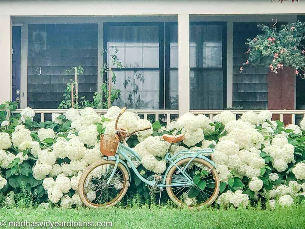 a beautiful traditional bike in front of a porch