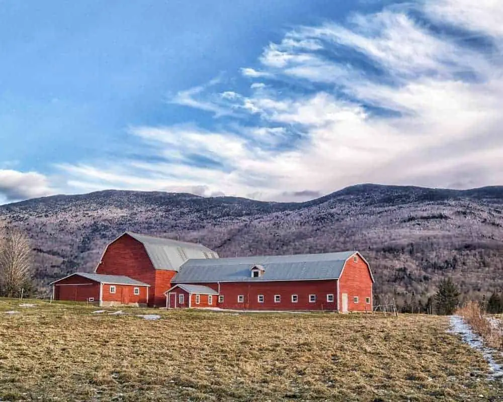 barn in Waterbury Vermont