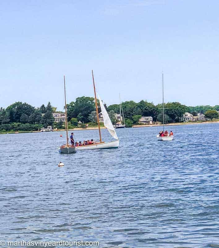 a sailing lesson on Lagoon Pond on Martha’s Vineyard