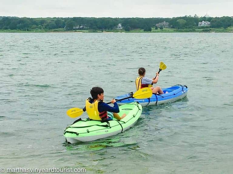 The 7 Best Ponds For When You Want To Kayak Martha’s Vineyard as a Family