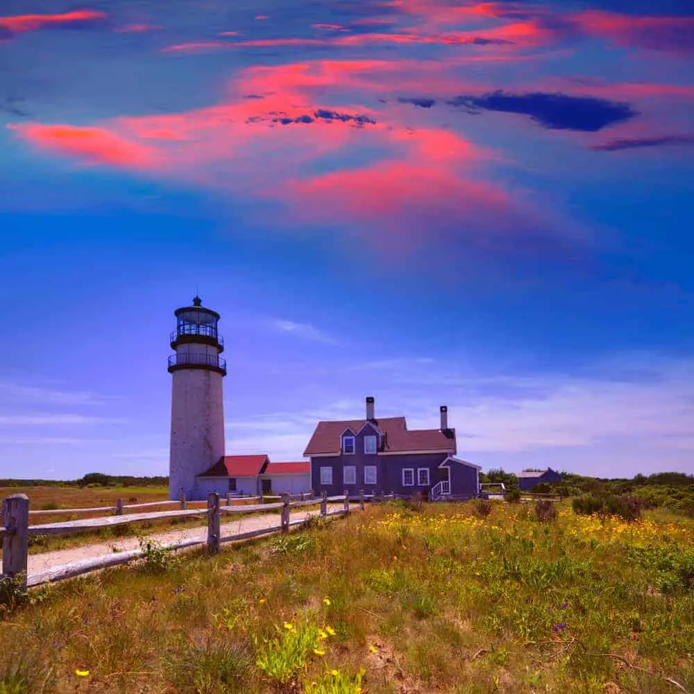 Cape Cod Truro Lighthouse in Massachusetts