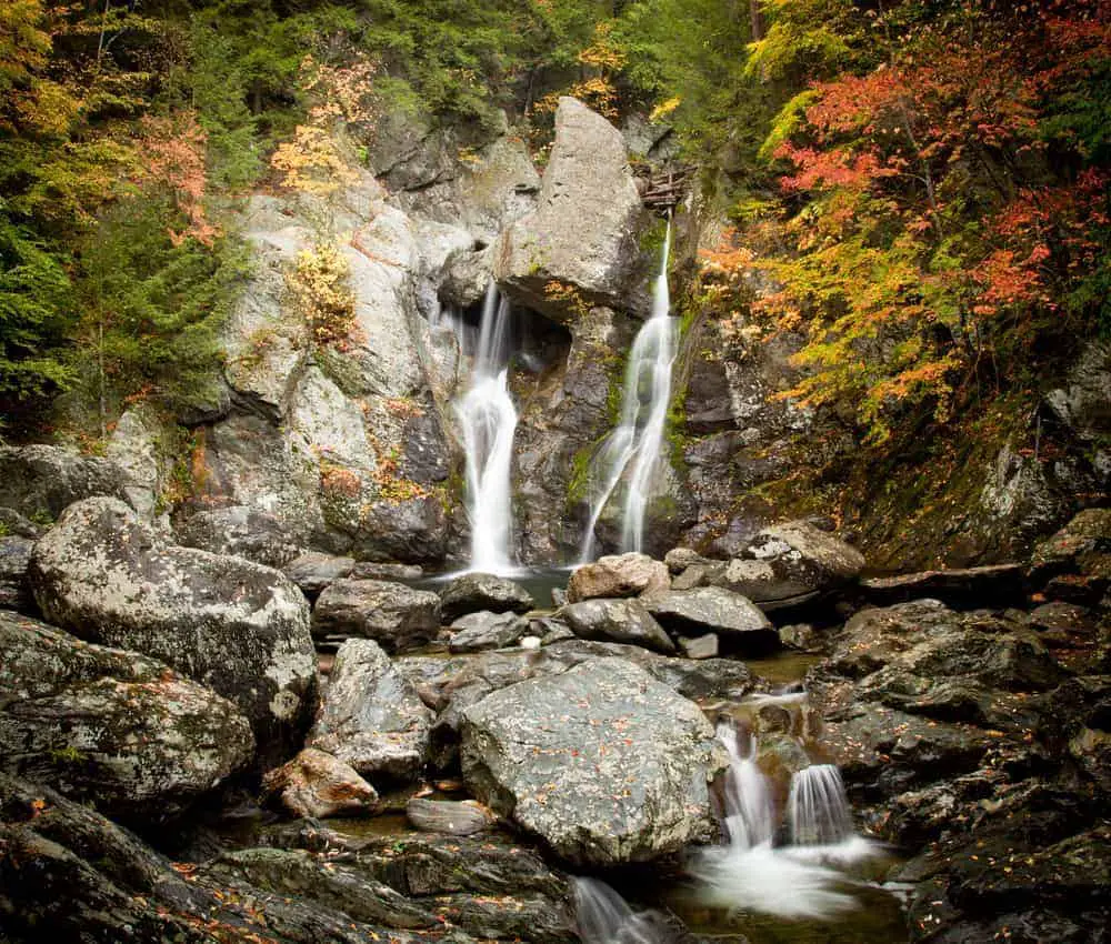 Bish Bash Falls in Massachusetts in the Berkshire County