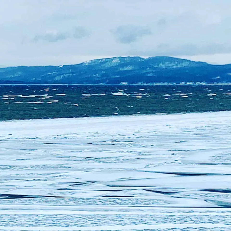 Lake Champlain in winter