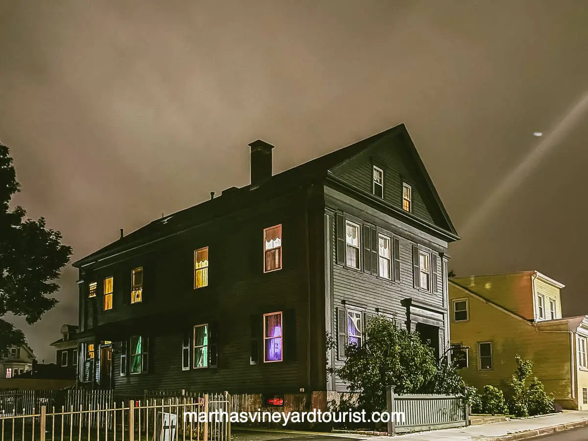 the Lizzie Parker house in Fall River Massachusetts during a ghost hunt