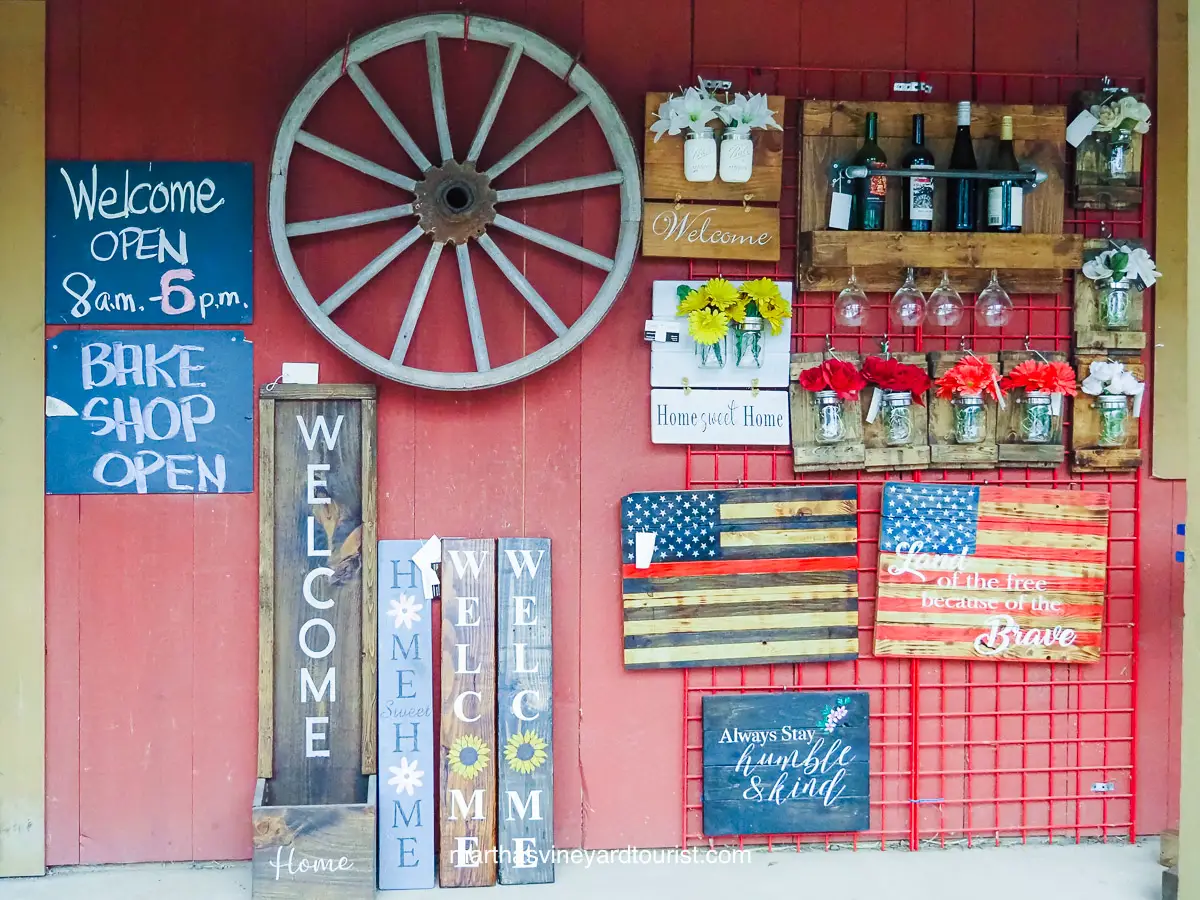 a farm store in the Connecticut River Valley in Massachusetts