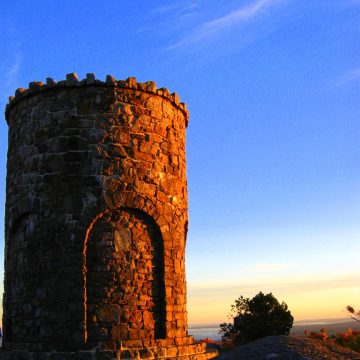 Mount Battie Tower is located in Camden Hills State Park