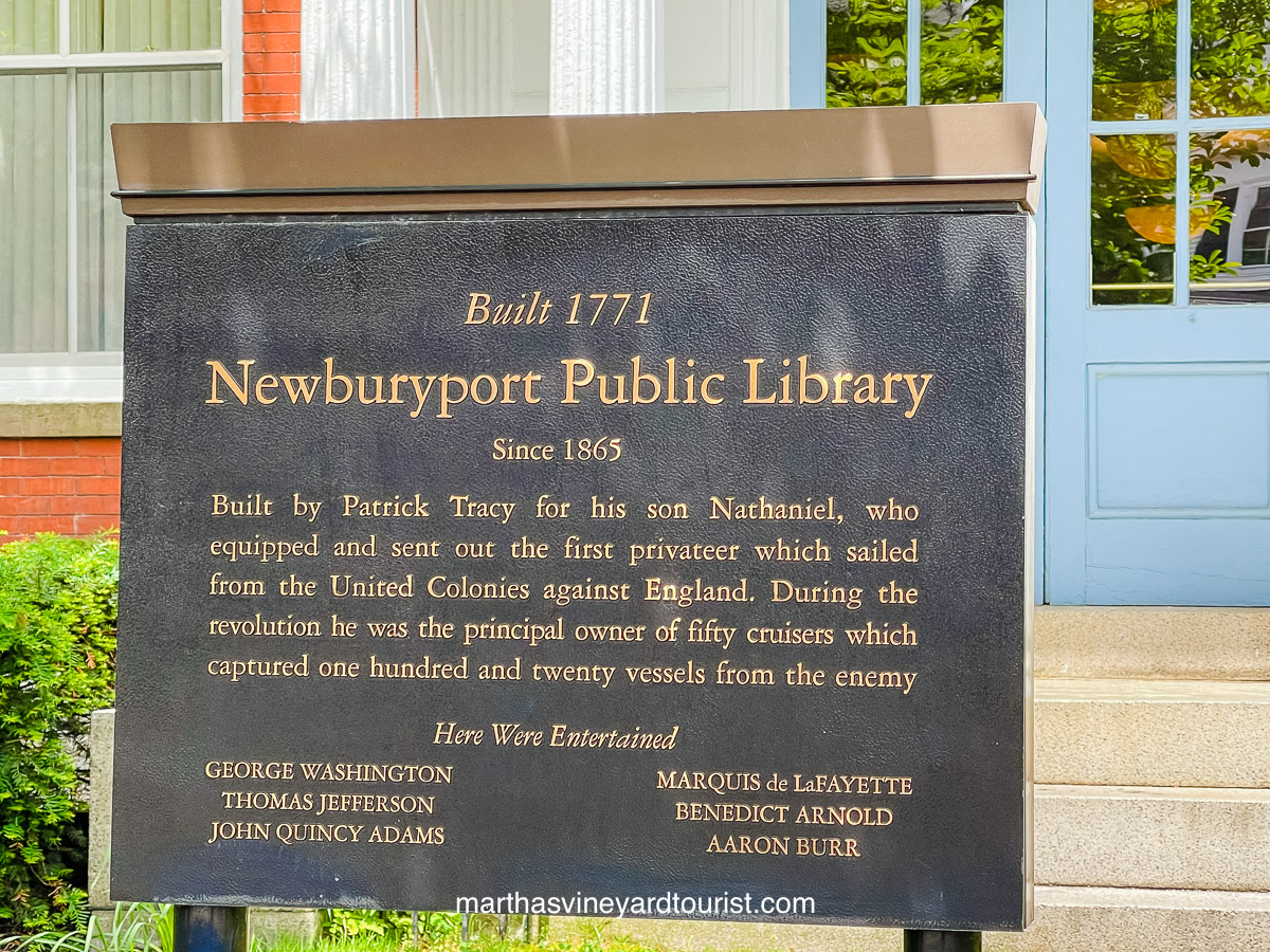 The Newburyport Library MA used to belong to a privateer in the 18th century.