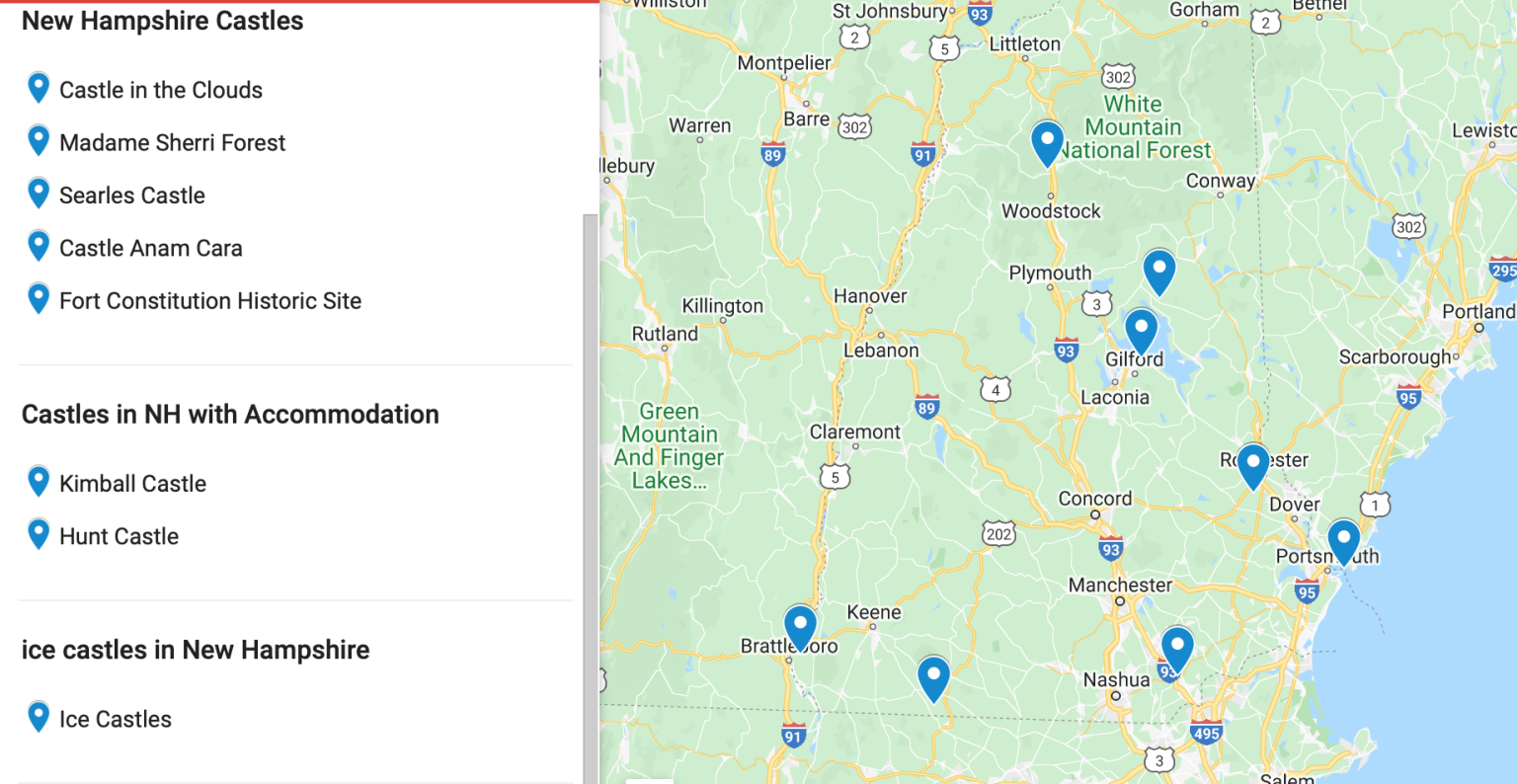 The Best 7 Castles in New Hampshire (+ 1 Ice Castle in New Hampshire)